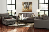 Tibbee Slate Sofa, Loveseat And Chaise - Ella Furniture