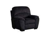 Tiffany Black 3-Piece Living Room Set