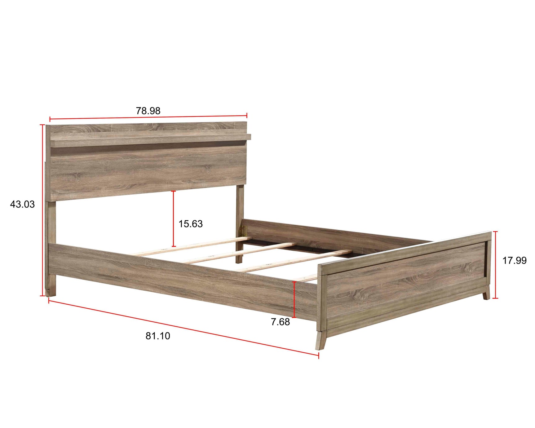 Tilston Brown Modern Contemporary Solid Wood And Veneers 5-Drawers Chest - Ella Furniture