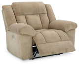 Tip-Off Wheat Chenille Power Recliner - Ella Furniture