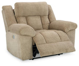 Tip-Off Wheat Chenille Power Recliner - Ella Furniture