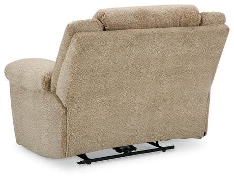 Tip-Off Wheat Chenille Power Recliner - Ella Furniture