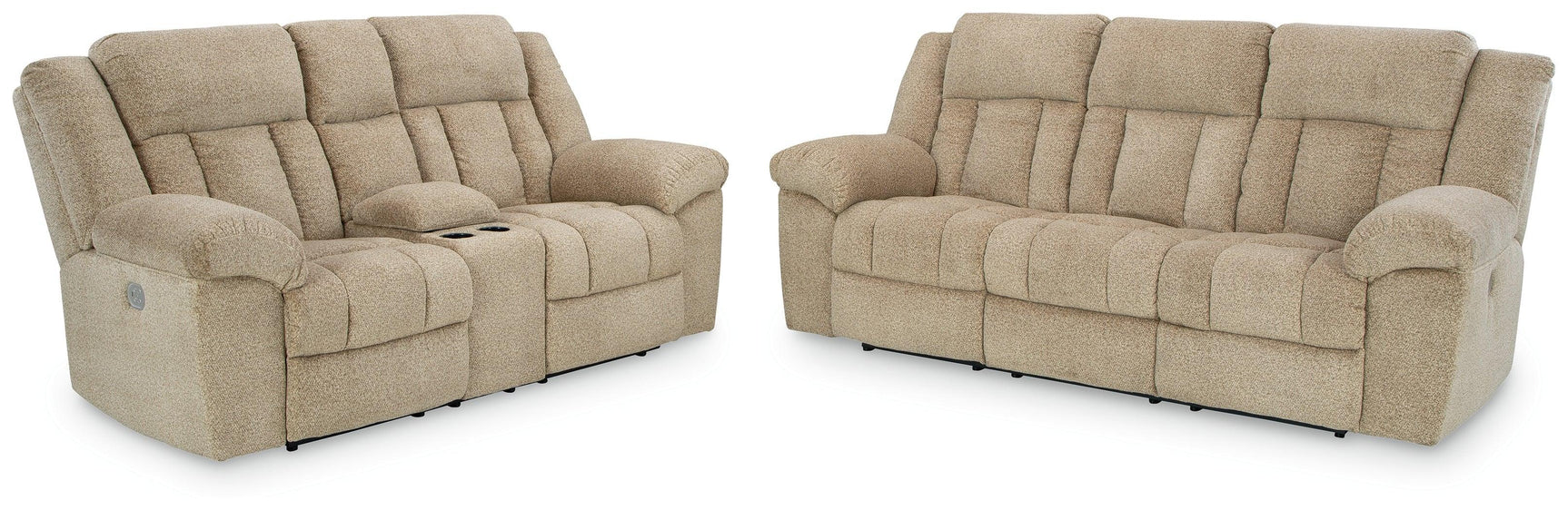 Tip-Off Wheat Sofa and Loveseat - Ella Furniture