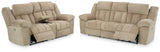 Tip-Off Wheat Sofa and Loveseat - Ella Furniture