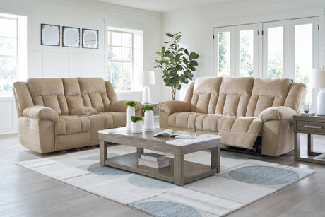 Tip-Off Wheat Sofa and Loveseat - Ella Furniture