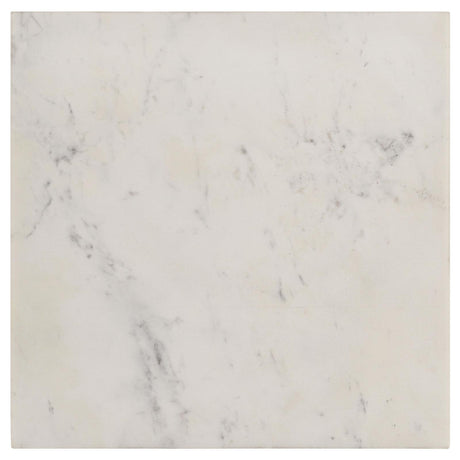 Tobin Square Marble Top End Table White And Black 707697 - Ella Furniture