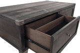 Todoe Dark Gray Coffee Table With 1 End Table - Ella Furniture