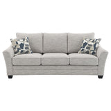 Tomkins 2-piece Boucle Upholstered Sofa Set Light Grey 509671-S2 - Ella Furniture