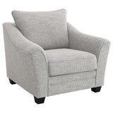 Tomkins 3-piece Boucle Upholstered Sofa Set Light Grey 509671-S3 - Ella Furniture