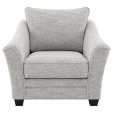 Tomkins 3-piece Boucle Upholstered Sofa Set Light Grey 509671-S3 - Ella Furniture