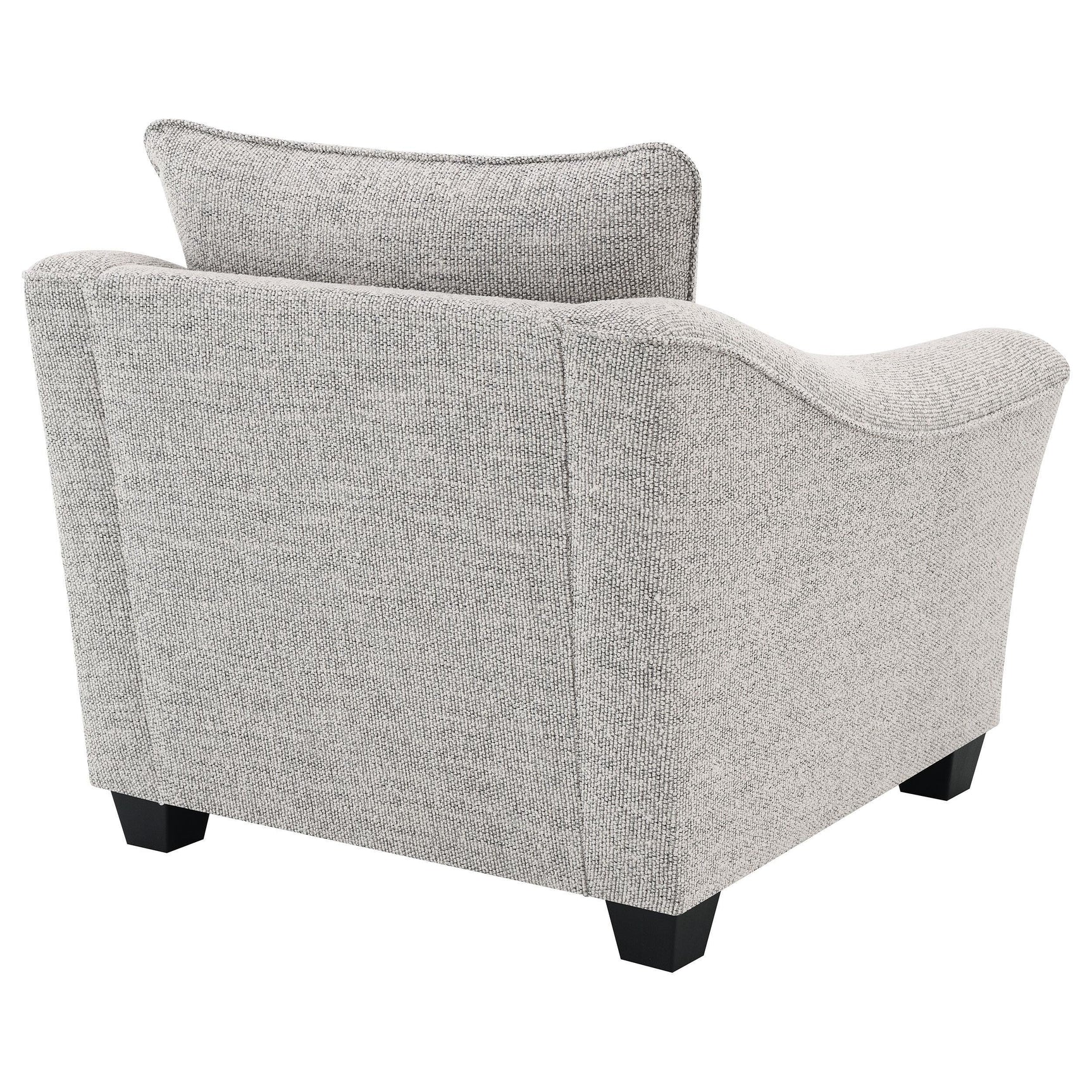 Tomkins Boucle Upholstered Chair Light Grey 509673 - Ella Furniture