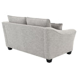 Tomkins Boucle Upholstered Loveseat Light Grey 509672 - Ella Furniture