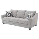 Tomkins Boucle Upholstered Sofa Light Grey 509671 - Ella Furniture