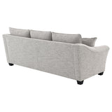 Tomkins Boucle Upholstered Sofa Light Grey 509671 - Ella Furniture