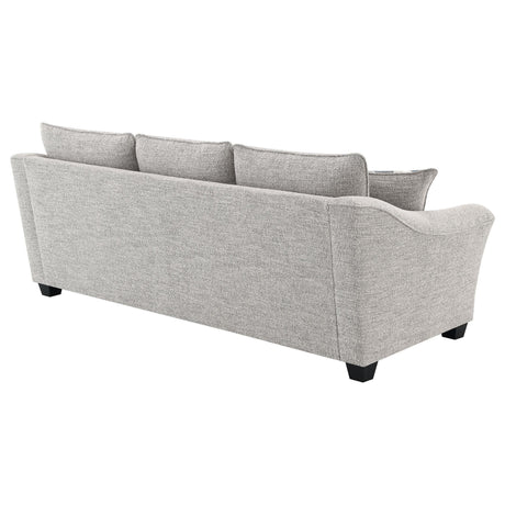 Tomkins Boucle Upholstered Sofa Light Grey 509671 - Ella Furniture