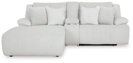 Top Tier Alloy Velvet 3-Piece Reclining Sectional Sofa with Chaise view 5