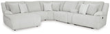 Top Tier Alloy Velvet 6-Piece Reclining Sectional with Chaise view 4