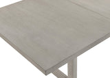 Torrie Gray/White Modern Solid Wood And Veneers Polyester Dining Room Set - Ella Furniture