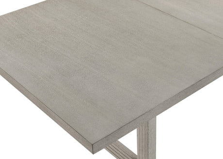 Torrie Gray/White Modern Solid Wood And Veneers Polyester Dining Room Set - Ella Furniture