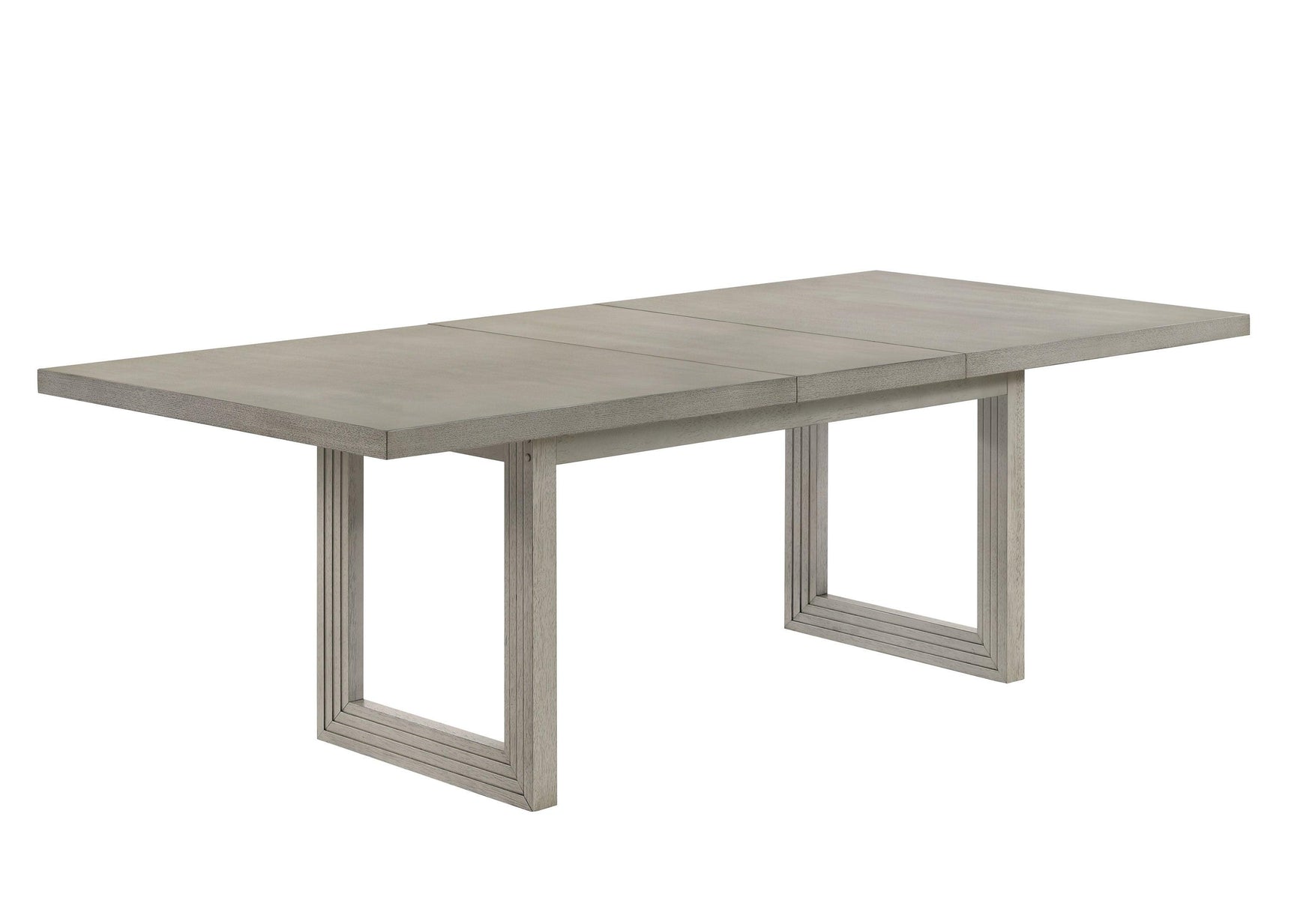 Torrie Gray/White Modern Solid Wood And Veneers Polyester Dining Room Set - Ella Furniture