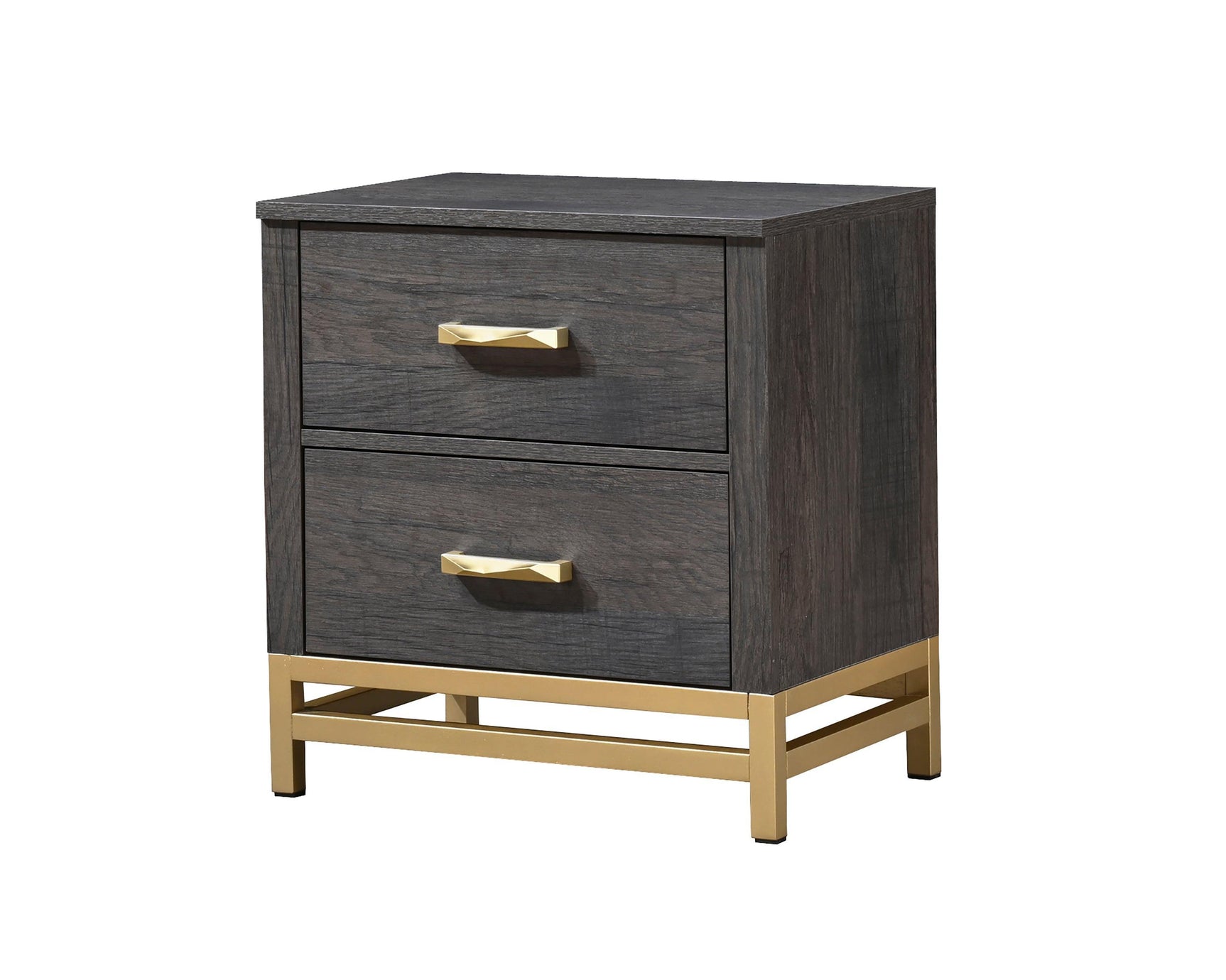 Trevor Dark Brown Modern Contemporary Solid Wood And Veneers 6-Drawers Dresser - Ella Furniture