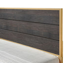 Trevor Dark Brown Modern Contemporary Solid Wood And Veneers King Bed - Ella Furniture