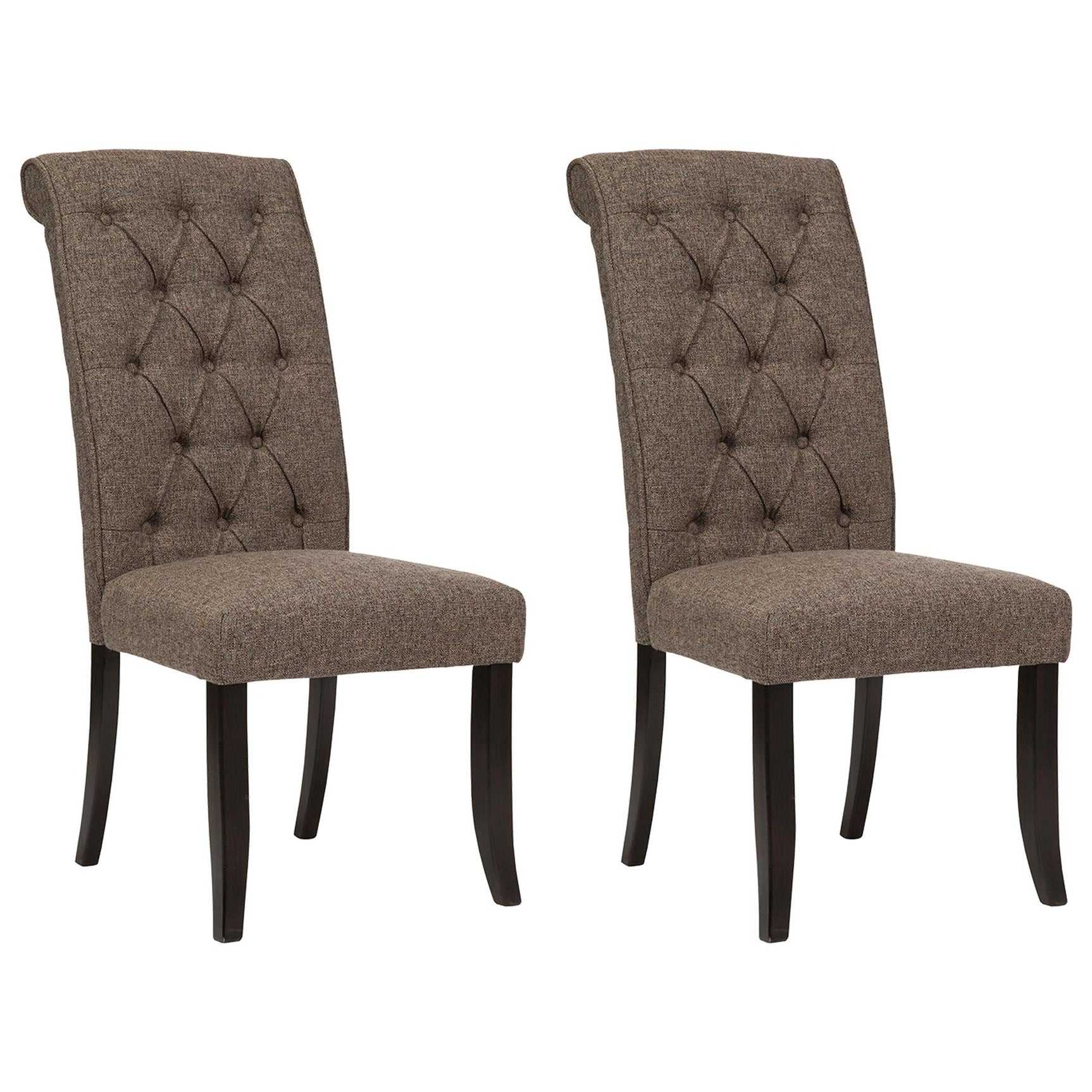 Tripton Graphite 2-Piece Dining Room Chair - Ella Furniture