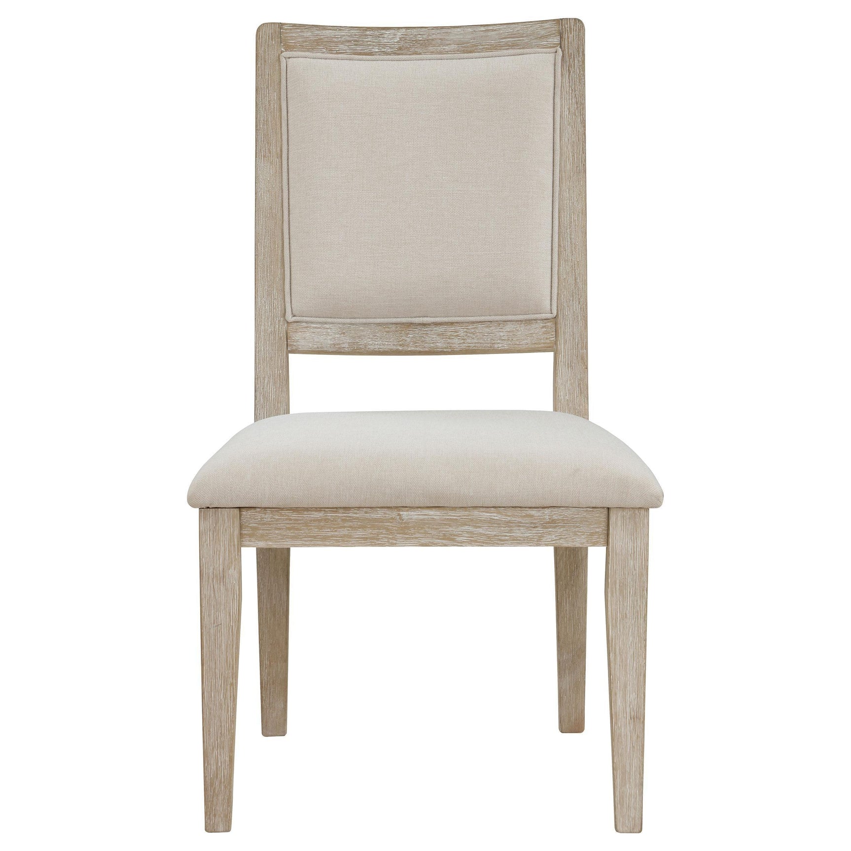 Trofello Cushioned Dining Side Chair White Washed (Set of 2) 123122 - Ella Furniture