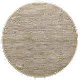 Trofello Round 60-inch Pedestal Dining Table White Washed 123120 - Ella Furniture