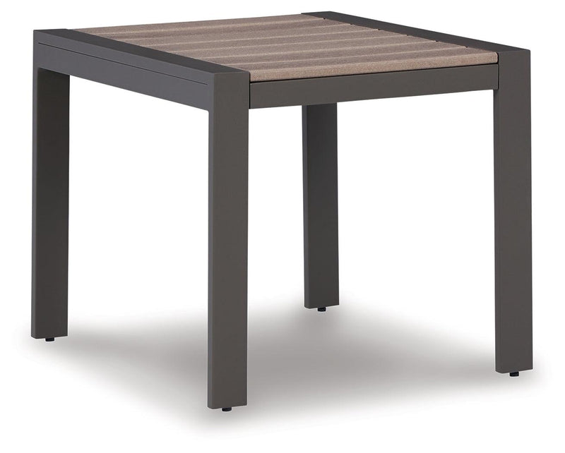Tropicava Taupe Outdoor Coffee Table With 2 End Tables - Ella Furniture