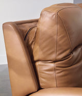 Tryanny Butterscotch Leather Power Reclining Sofa - Ella Furniture