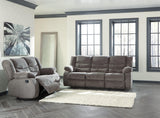 Tulen Gray Sofa And Loveseat - Ella Furniture