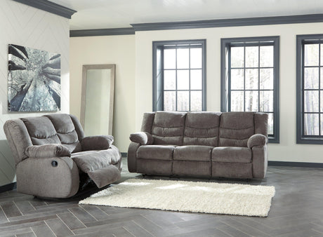 Tulen Gray Sofa And Loveseat - Ella Furniture