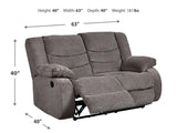 Tulen Gray Sofa And Loveseat - Ella Furniture