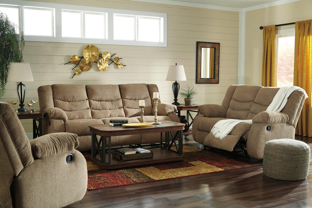 Tulen Mocha Sofa, Loveseat And Recliner - Ella Furniture