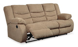 Tulen Mocha Sofa, Loveseat And Recliner - Ella Furniture