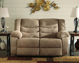 Tulen Mocha Sofa, Loveseat And Recliner - Ella Furniture