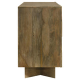 Tyler 3-Door Dining Sideboard Server Mango Brown 130515 - Ella Furniture