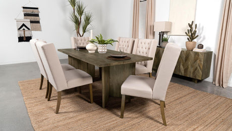 Tyler 3-Door Dining Sideboard Server Mango Brown 130515 - Ella Furniture
