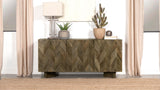 Tyler 3-Door Dining Sideboard Server Mango Brown 130515 - Ella Furniture