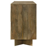 Tyler 3-Door Dining Sideboard Server Mango Brown 130515 - Ella Furniture