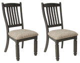 Tyler Black/grayish Brown Creek 2-Piece Dining Room Chair - Ella Furniture