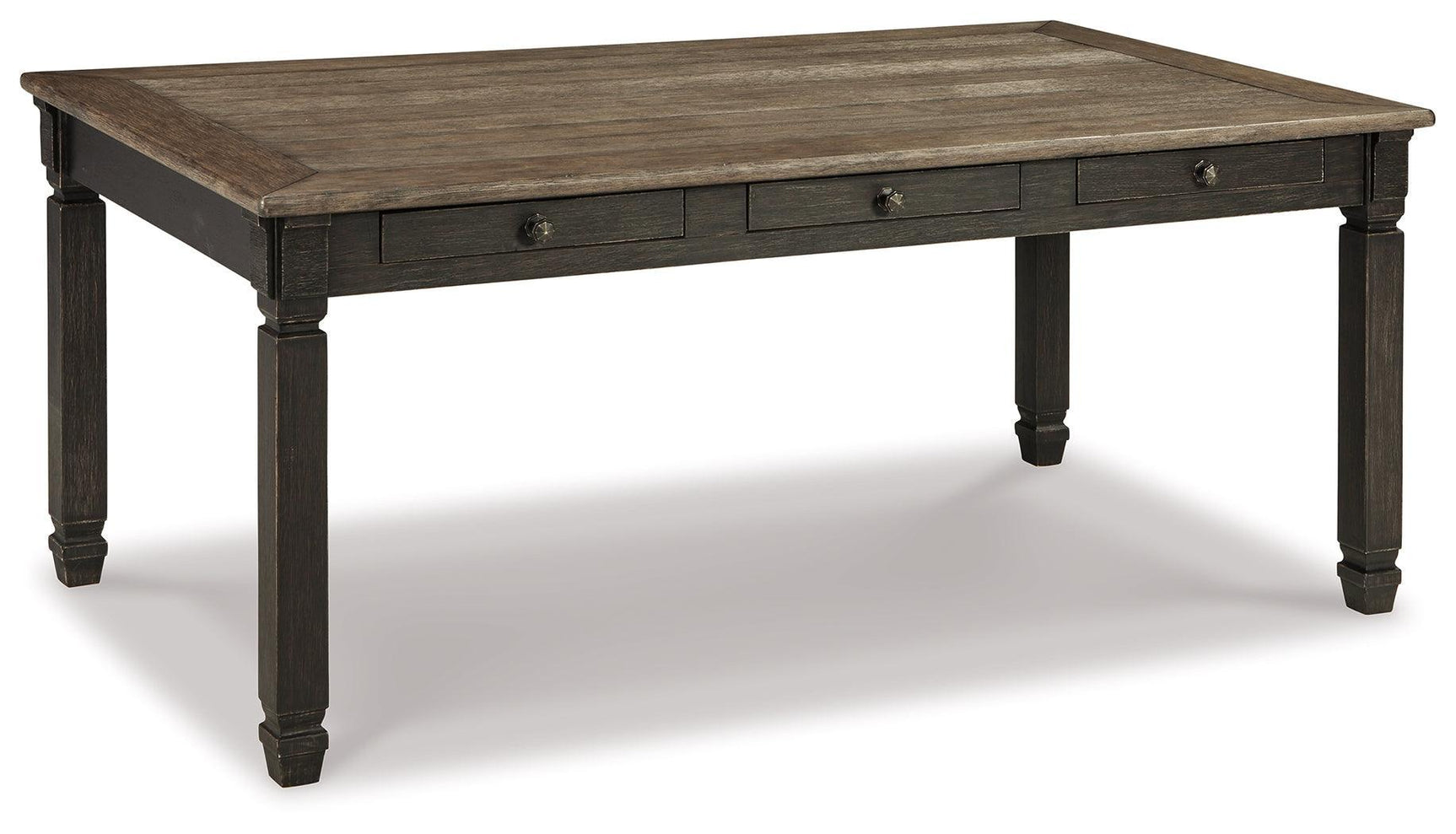 Tyler Creek Black/gray Rectangular Dining Room Set - Ella Furniture