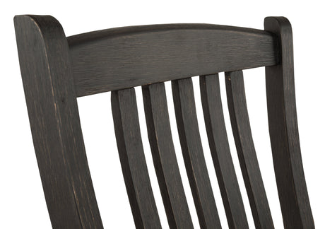 Tyler Creek Black/gray Rectangular Dining Room Set - Ella Furniture