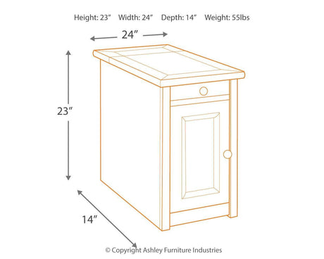 Tyler Grayish Brown/black Creek 2 End Tables PKG008543 - T736-7 | T736-7 - Ella Furniture
