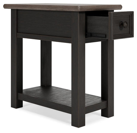 Tyler Grayish Brown/black Creek 2 End Tables PKG010343 - T736-107 | T736-107 - Ella Furniture