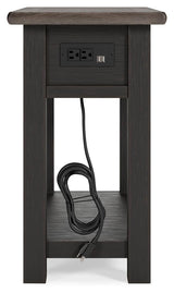 Tyler Grayish Brown/black Creek 2 End Tables PKG010343 - T736-107 | T736-107 - Ella Furniture