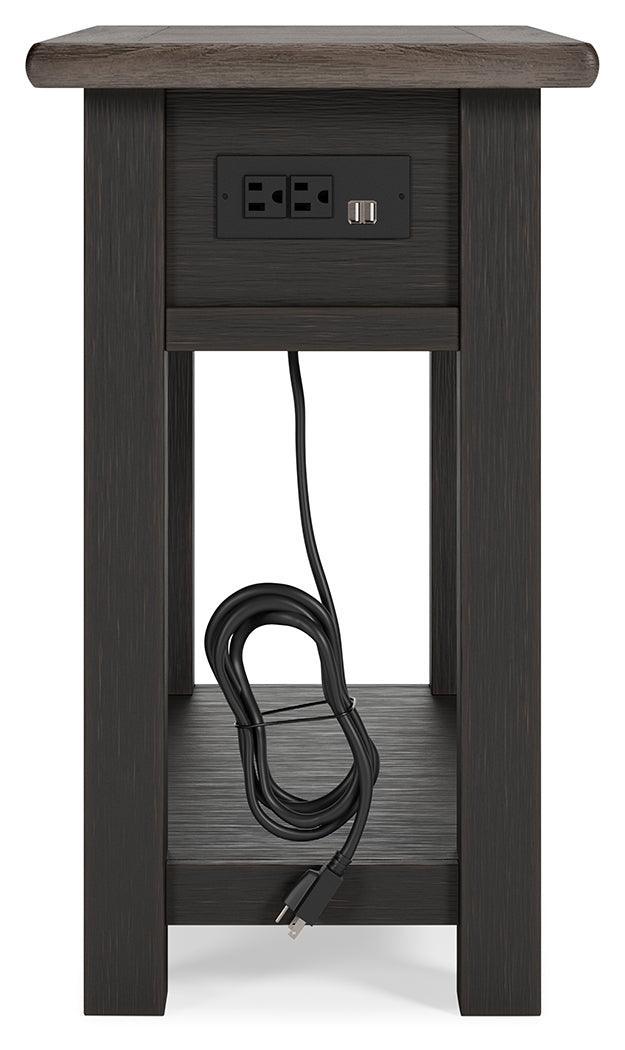 Tyler Grayish Brown/black Creek 2 End Tables PKG010343 - T736-107 | T736-107 - Ella Furniture