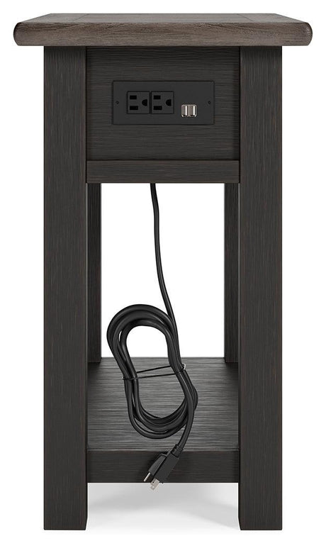 Tyler Grayish Brown/black Creek 2 End Tables PKG010343 - T736-107 | T736-107 - Ella Furniture