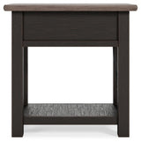 Tyler Grayish Brown/black Creek 2 End Tables PKG010343 - T736-107 | T736-107 - Ella Furniture